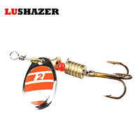 Lushazer Fishing Spinner Bait 2.5-4.5G Spoon Lure Metal Baits Treble Hook Fish-Inline Spinners-Bargain Bait Box-A-Bargain Bait Box