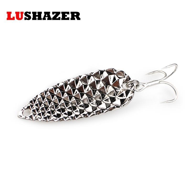 Lushazer Metal Lure Catfish Spoon 5G 10G 15G Gold/Silver Cicada Metal Lure-Casting & Trolling Spoons-Bargain Bait Box-5g silvery-Bargain Bait Box