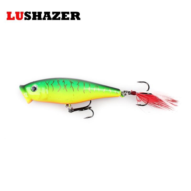 Lushazer Popper 8.5G 75Mm Fishing S Hard Baits Poppers Fishing Tackle-Top Water Baits-Bargain Bait Box-1-Bargain Bait Box