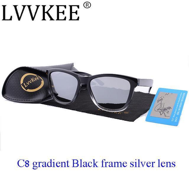 Lvvkee Top Gradient Frame Sunglasses Polarized Men Driving Sports Women-Polarized Sunglasses-Bargain Bait Box-07170 C8 with box-Multi-Bargain Bait Box