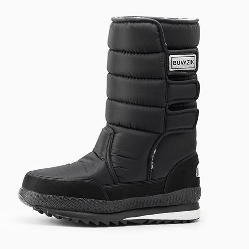 Male Boots Thickening Thermal Waterproof Snow Boots Cotton Fabric Inside Warm-Boots-Bargain Bait Box-Black-6.5-Bargain Bait Box