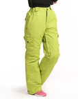 Marsnow Lady Sport Waterproof Thick Ski Pants Women Snowboard Snow Trousers-Snow Pants-Bargain Bait Box-Neon Green-S-Bargain Bait Box