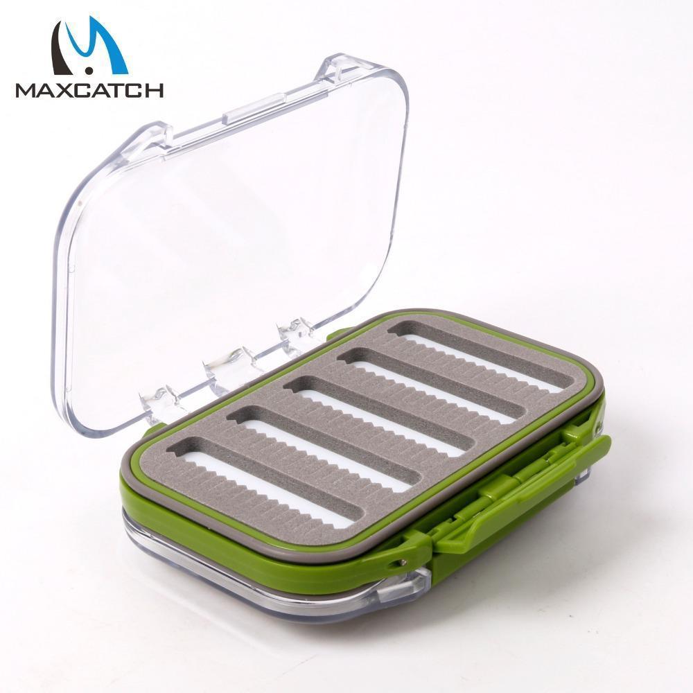 Maxcatch Waterproof Fly Fishing Box With Slit Foam Fish Lure Hook Bait Fly Box-Compartment Boxes-Bargain Bait Box-FH050-Bargain Bait Box