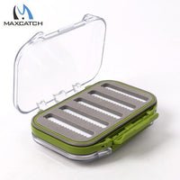 Maxcatch Waterproof Fly Fishing Box With Slit Foam Fish Lure Hook Bait Fly Box-Compartment Boxes-Bargain Bait Box-FH052-Bargain Bait Box