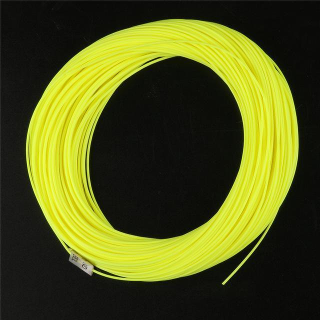 Maximumcactch 100Ft Dt Fly Line Floating Fishing Line Double Taper 5 Colors-Fly Fishing Lines & Backing-Bargain Bait Box-Fluo Yellow-1.0-Bargain Bait Box