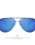 Men 100% Polarized Aluminum Alloy Frame Sunglasses Men'S Driving Sunglasses-Polarized Sunglasses-Bargain Bait Box-C03 Blue-Bargain Bait Box