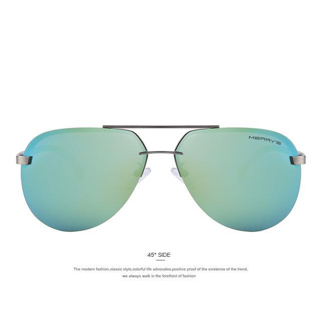 Men 100% Polarized Aluminum Alloy Frame Sunglasses Men&#39;S Driving Sunglasses-Polarized Sunglasses-Bargain Bait Box-C05 Gold-Bargain Bait Box