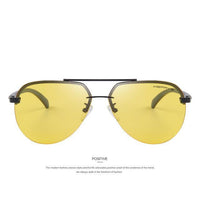 Men 100% Polarized Aluminum Alloy Frame Sunglasses Men'S Driving Sunglasses-Polarized Sunglasses-Bargain Bait Box-C06 Black Yellow-Bargain Bait Box