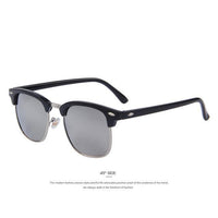 Men Retro Rivet Polarized Sunglasses Classic Unisex Sunglasses Uv400 Male-Polarized Sunglasses-Bargain Bait Box-C06 Black Silver-Bargain Bait Box