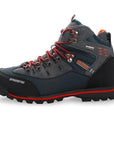 Men Waterproof Hiking Boots High Top Camping Mountain Climbing Shoes Outdoor-AIRAVATA YXY-Shoes Store-Blue Orange-7-Bargain Bait Box