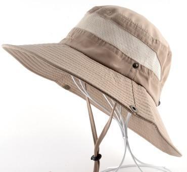 Men&#39;S Bob Bucket Hats Fishing Wide Brim Hat Uv Protection Cap Men Sombrero Gorro-Hats-Bargain Bait Box-Brown-Bargain Bait Box