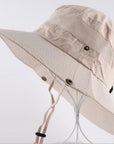 Men'S Bob Bucket Hats Fishing Wide Brim Hat Uv Protection Cap Men Sombrero Gorro-Hats-Bargain Bait Box-Khaki-Bargain Bait Box