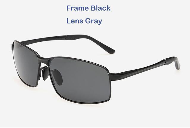 Men&#39;S Polarized Sunglasses For Drivers Cool Rectangle Driving Sun Glass Uv400-Polarized Sunglasses-Bargain Bait Box-Black-Bargain Bait Box