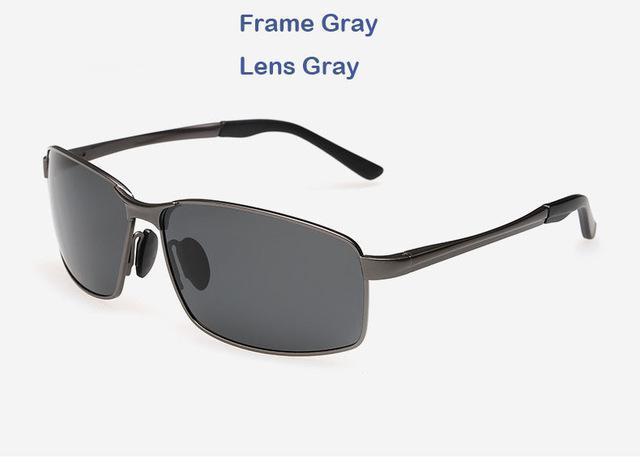 Men&#39;S Polarized Sunglasses For Drivers Cool Rectangle Driving Sun Glass Uv400-Polarized Sunglasses-Bargain Bait Box-Gray-Bargain Bait Box