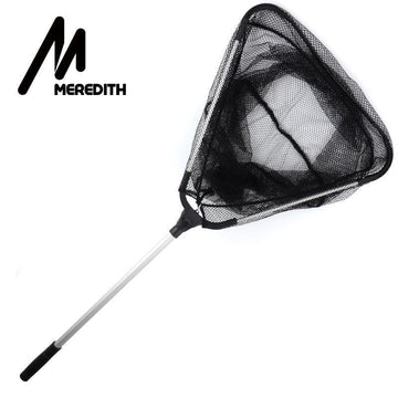 Meredith 90Cm Folding Fishing Net Retractable Telescoping Aluminum Alloy Pole-Fishing Nets-Bargain Bait Box-Bargain Bait Box