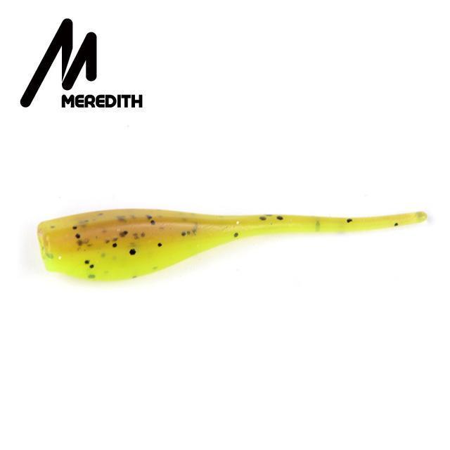 Meredith Fishing 50Pcs 5Cm 1G Stinger Shad Soft Bait Soft Plastic Predator Musky-Unrigged Plastic Swimbaits-Bargain Bait Box-A-Bargain Bait Box