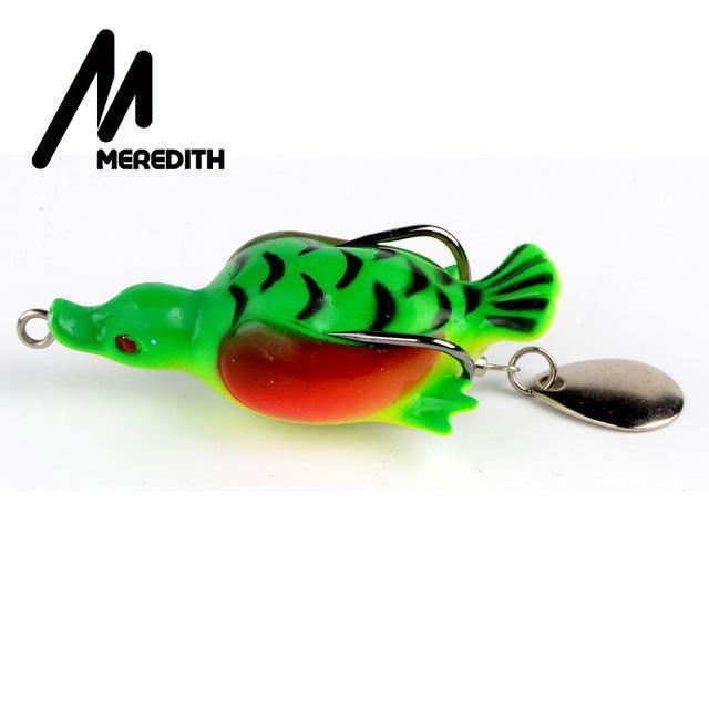 Meredith Popper Frog 14G 6.5Cm Duck Frog Soft Baits For Snakehead Bass Frog-Frog Baits-Bargain Bait Box-A-Bargain Bait Box