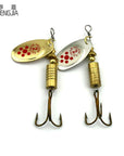 Metal Spinner Spoon Trolling Musky Trout Catfish Fishing Baits Fishing 6.7Cm-Inline Spinners-Bargain Bait Box-silver-Bargain Bait Box