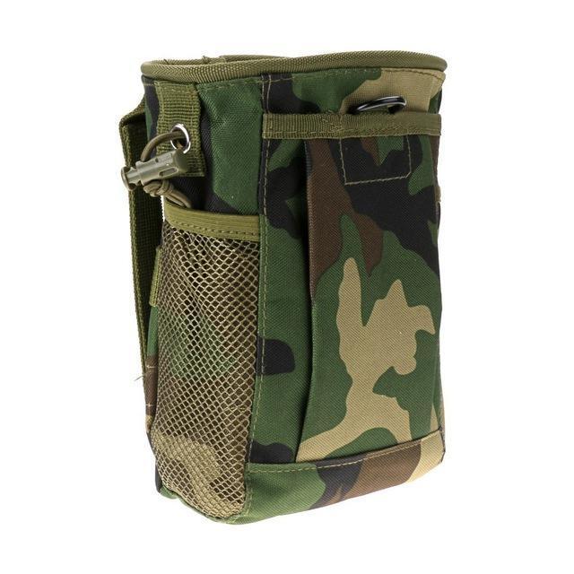 Military Molle Ammo Pouch Tactical Gun Magazine Dump Drop Reloader Pouch Bag-Bags-Bargain Bait Box-Woodland Camo-Bargain Bait Box
