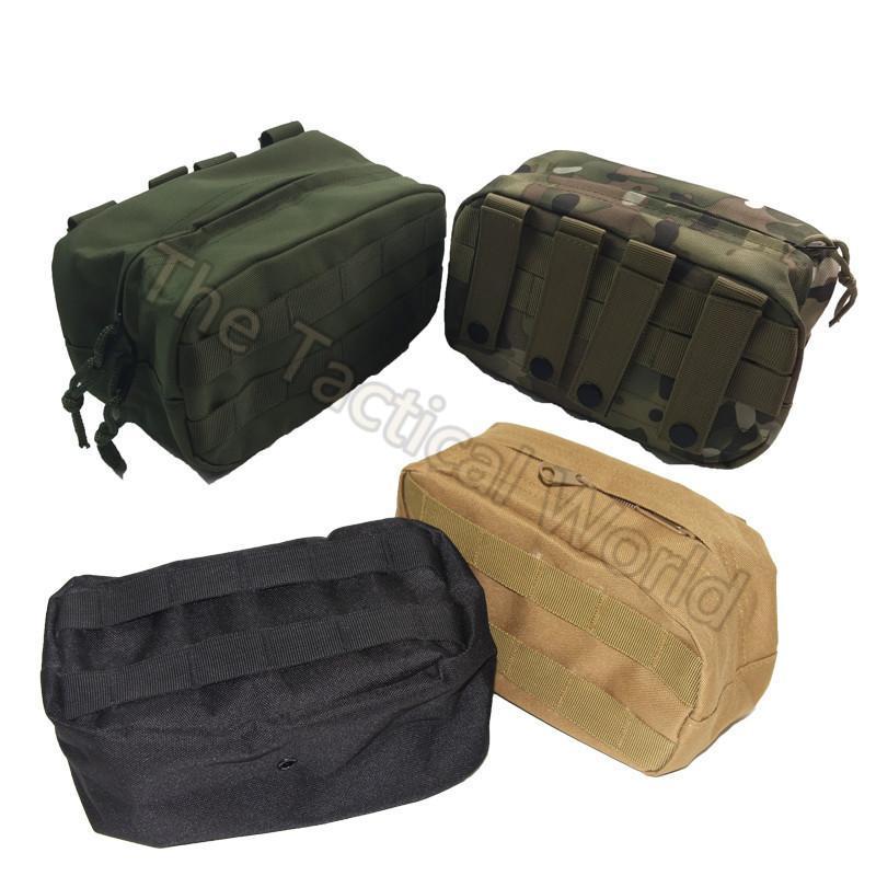 Military Tactical Airsoft Waist Bag Edc Molle Pouch Tool Zipper Waist Pack-Bags-Bargain Bait Box-Black-Bargain Bait Box