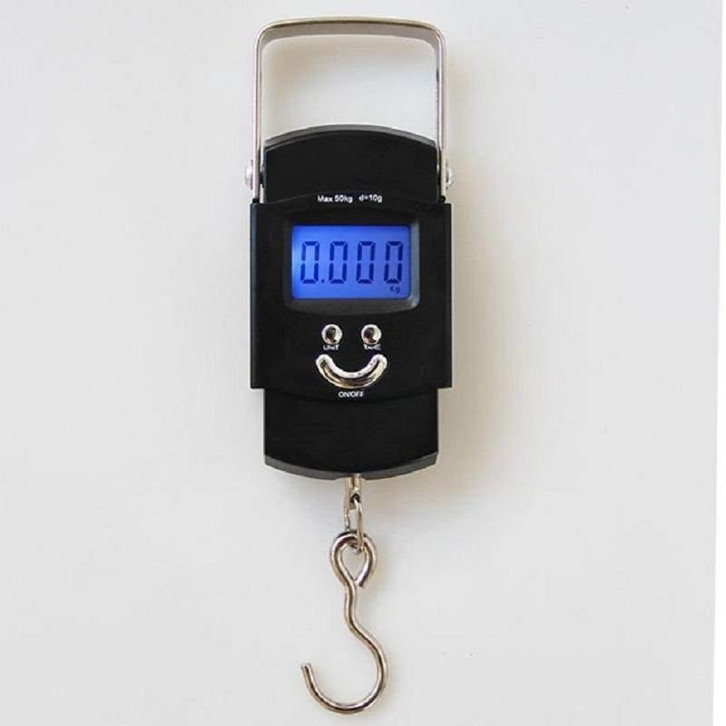 Mini Hanging Scale Pocket Portable 50Kg Lcd Digital Hanging Luggage Weighting-Fishing Scales &amp; Measurement-Bargain Bait Box-Bargain Bait Box