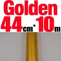 Mnft 1 Roll Hard Baits Body Change Color Sticker Decal Holographic Adhesive Film-Holographic Stickers-Bargain Bait Box-44cm 10m Golden-Bargain Bait Box