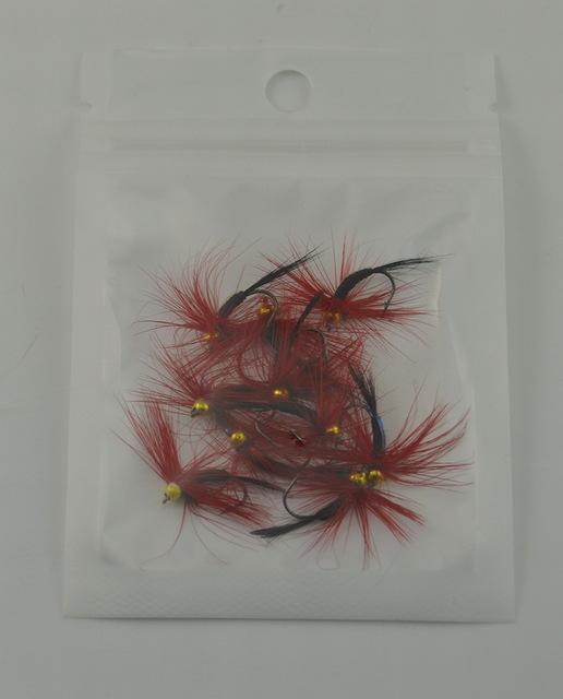 Mnft 10Pcs 11# Dry Flies Brass Goldhead Trout / Grayling Fishing Flies Wet Fly-Flies-Bargain Bait Box-10pcs in bag-Bargain Bait Box