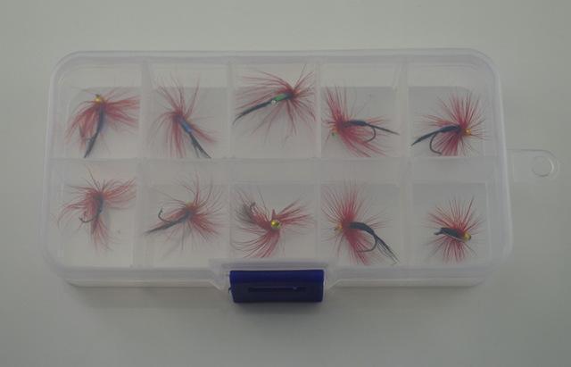 Mnft 10Pcs 11# Dry Flies Brass Goldhead Trout / Grayling Fishing Flies Wet Fly-Flies-Bargain Bait Box-10pcs in box-Bargain Bait Box