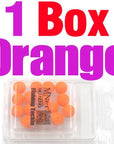 Mnft 15Pcs/Box 5 Kinds Shapes Boilies Carp Bait Floating Baits Carp Fishing Fish-Dough Baits & Boilies-Bargain Bait Box-10mm Orange 15PCS-Bargain Bait Box