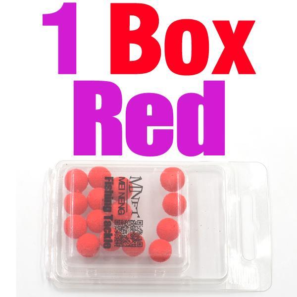 Mnft 15Pcs/Box 5 Kinds Shapes Boilies Carp Bait Floating Baits Carp Fishing Fish-Dough Baits &amp; Boilies-Bargain Bait Box-10mm Red 15PCS-Bargain Bait Box