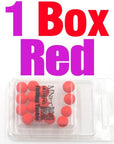 Mnft 15Pcs/Box 5 Kinds Shapes Boilies Carp Bait Floating Baits Carp Fishing Fish-Dough Baits & Boilies-Bargain Bait Box-10mm Red 15PCS-Bargain Bait Box