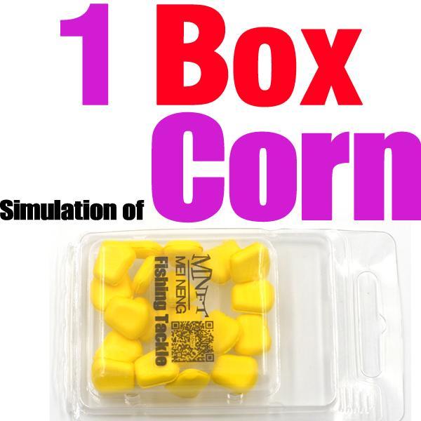 Mnft 15Pcs/Box 5 Kinds Shapes Boilies Carp Bait Floating Baits Carp Fishing Fish-Dough Baits &amp; Boilies-Bargain Bait Box-Simulation of corn-Bargain Bait Box