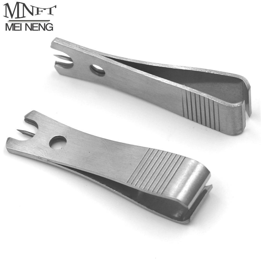 Mnft 1Pcs 5.1Cm / 2In Mini Fly Fishing Line Scissor 2 In 1 Stainless Steel-Fishing Scissors-Bargain Bait Box-Bargain Bait Box