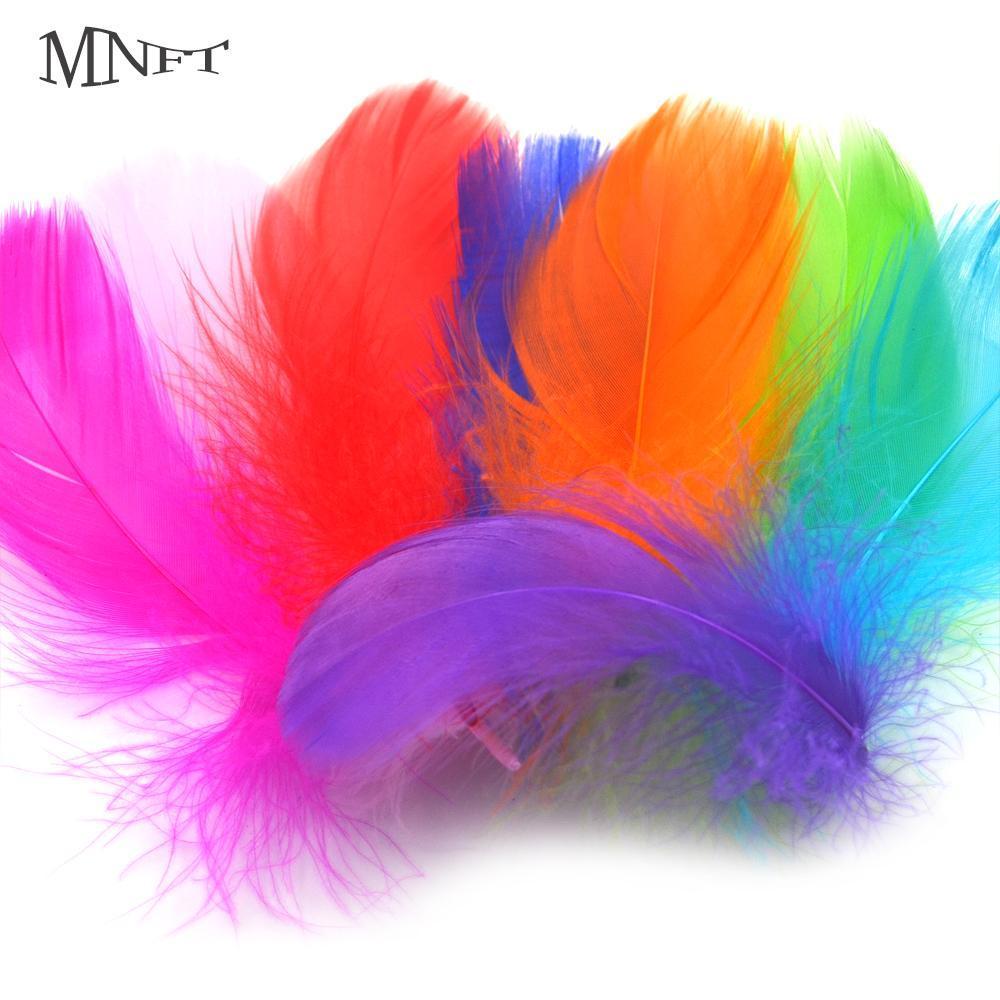 Mnft 200Pcs Various Colours Mallard Flank Feathers For Fly And Jig Tying-Fly Tying Materials-Bargain Bait Box-Bargain Bait Box