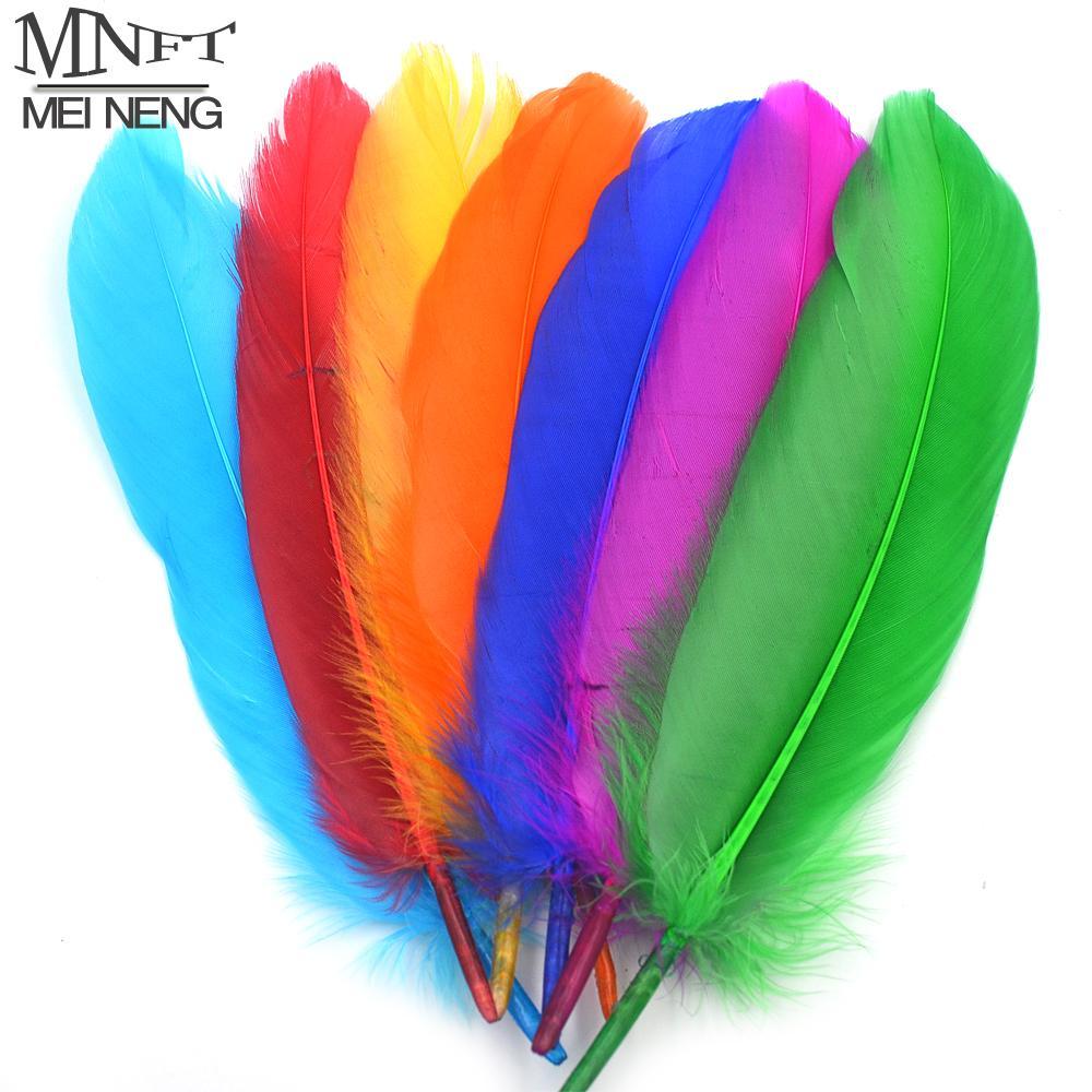 Mnft 20Pcs/Lot Goose Feather Quill Diy Fishing Fly Tying Material Fly Wings Tail-Fly Tying Materials-Bargain Bait Box-Bargain Bait Box