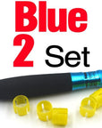 Mnft 2Sets Aluminum Alloy & Eva Fishing Rod Handle Kit Diy Rod Multi-Function-Fishing Rod Handles & Grips-Bargain Bait Box-Sky Blue-Bargain Bait Box