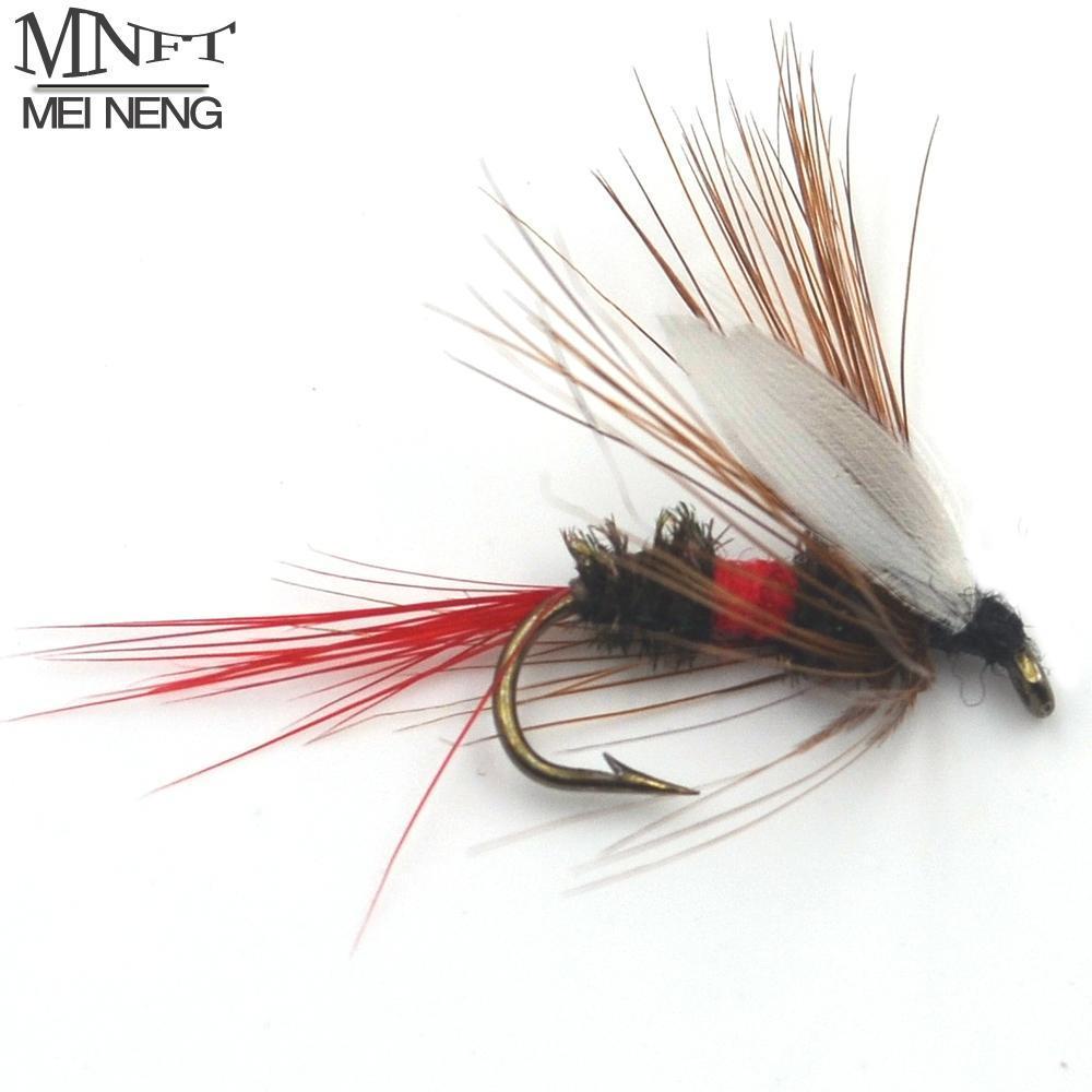 Mnft 6Pcs 10# Royal Wulff Dry Flies For Trout Fishing Flies Coachman Fishing Fly-Flies-Bargain Bait Box-Bargain Bait Box