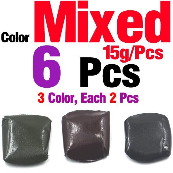 Mnft 6Pcs Soft Tungsten Mud Fishing Weight Terminal Tackle Gum Like Tungsten-Tungsten Weights-Bargain Bait Box-6Pcs 90g Mixed-Bargain Bait Box