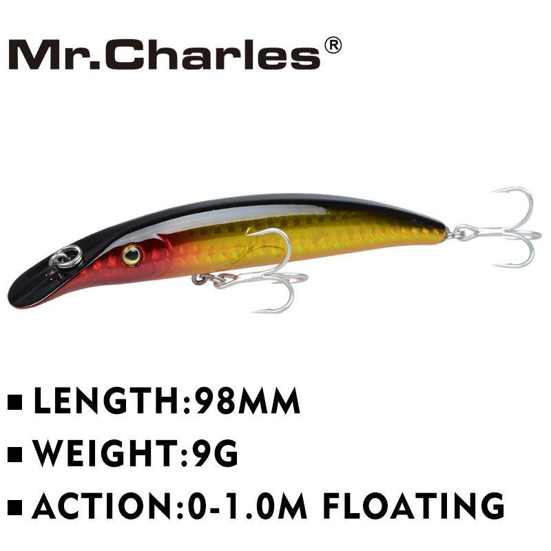 Mr.Charles Cmc009 ,70Mm/8.3G 0-1.0M Floating Popper-Top Water Baits-Bargain Bait Box-E-Bargain Bait Box