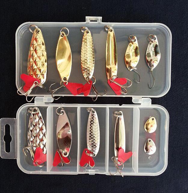 Multi Fishing S Plastic Metal Bait Soft Kit Fishing Spoon-Mixed Combos & Kits-Bargain Bait Box-Kit A-Bargain Bait Box