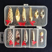 Multi Fishing S Plastic Metal Bait Soft Kit Fishing Spoon-Mixed Combos & Kits-Bargain Bait Box-Kit A-Bargain Bait Box