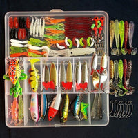 Multi Fishing S Plastic Metal Bait Soft Kit Fishing Spoon-Mixed Combos & Kits-Bargain Bait Box-Kit F-Bargain Bait Box