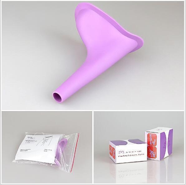 Multi Tools Silicone Female Traval Outdoor Urination Device Womans Soft Silicone-JiaJu4A Store-purple-Bargain Bait Box