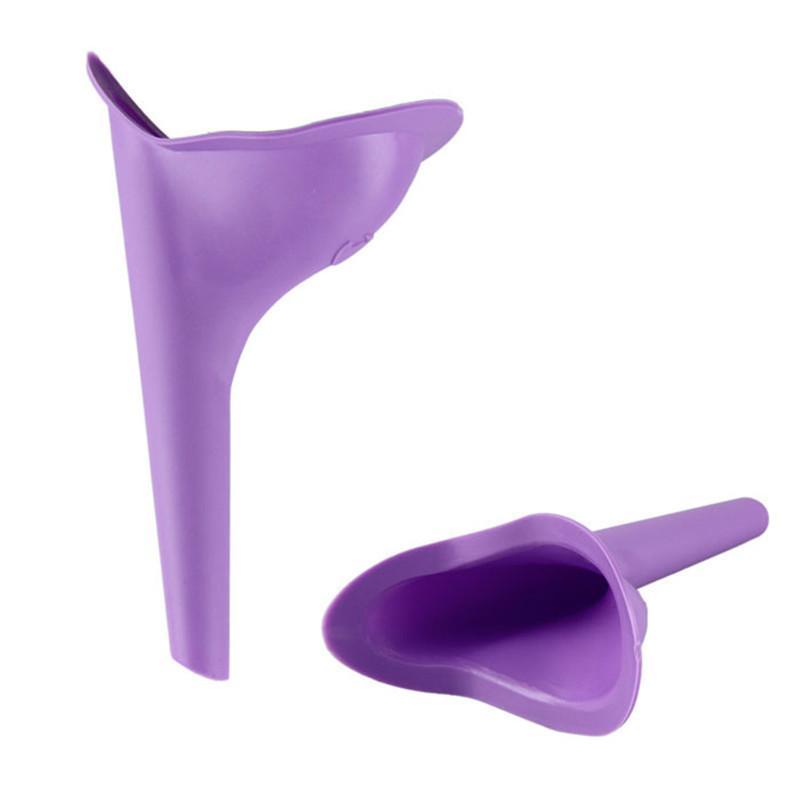 Multi Tools Silicone Female Traval Outdoor Urination Device Womans Soft Silicone-JiaJu4A Store-purple-Bargain Bait Box
