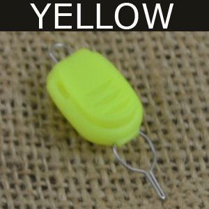 Multiple Color Plastic Fishing Baitcast Reel Line Clip Stopper Needle Holder-Line Stoppers-Bargain Bait Box-Yellow Color-Bargain Bait Box