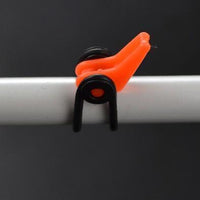 Multiple Color Plastic Fishing Pole Hook Keeper Lure Spoon Bait Treble Holder-Hook Keepers-Bargain Bait Box-orange-Bargain Bait Box
