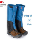 Naturehike Gaiters Waterproof Walking Hunting Trekking Desert Men And Women Snow-Gaiters-Bargain Bait Box-Deep Blue for Men-Bargain Bait Box