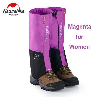Naturehike Gaiters Waterproof Walking Hunting Trekking Desert Men And Women Snow-Gaiters-Bargain Bait Box-Magenta for Women-Bargain Bait Box