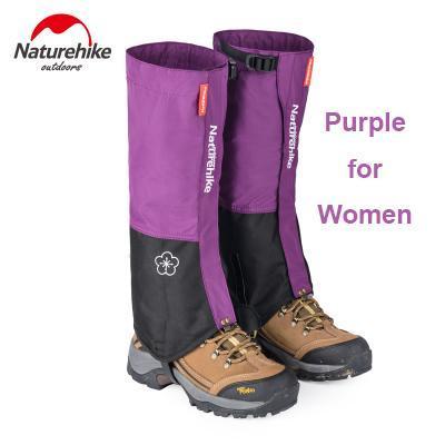 Naturehike Gaiters Waterproof Walking Hunting Trekking Desert Men And Women Snow-Gaiters-Bargain Bait Box-purple for women-Bargain Bait Box