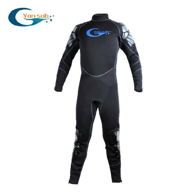 Neoprene 5Mm Man Diving Wetsuit Underwater Hunting Scuba Diving Suit For Surf-Spearfishing-Bargain Bait Box-Black-S 50-61-Bargain Bait Box